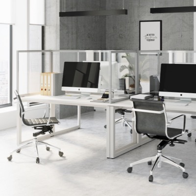 Acrylic & Perspex-Style Desk Screens
